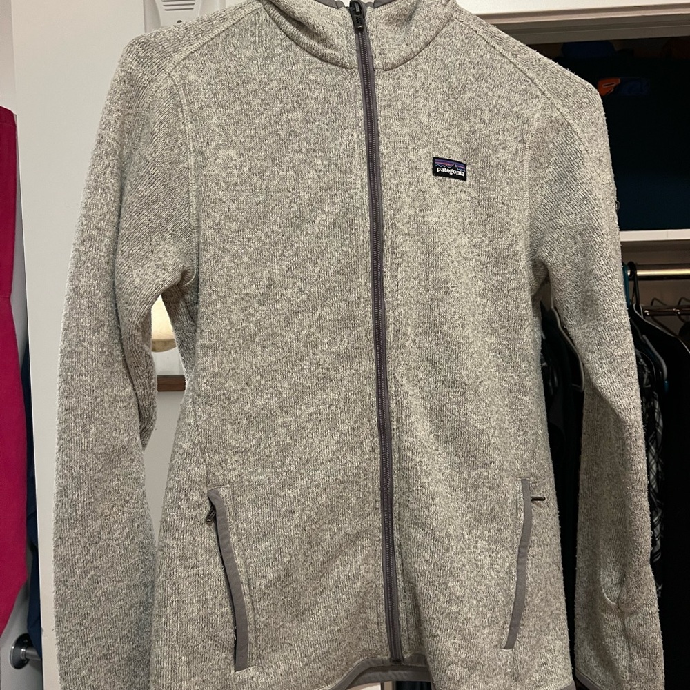 Patagonia Women's Light Gray Fleece Jacket